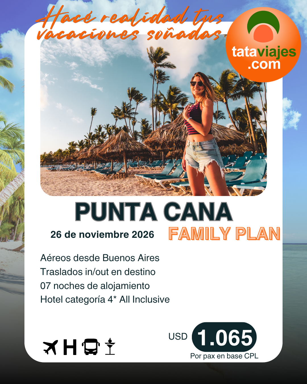 Punta cana family plan